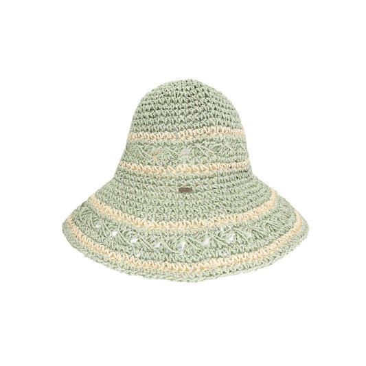 Open Weave Paper Straw Hand Crochet C.C Bucket Hat
