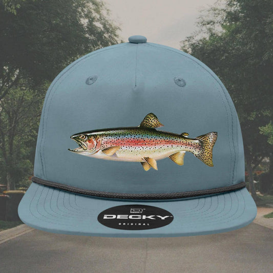 Trout and Animal Rope Snapback Hat