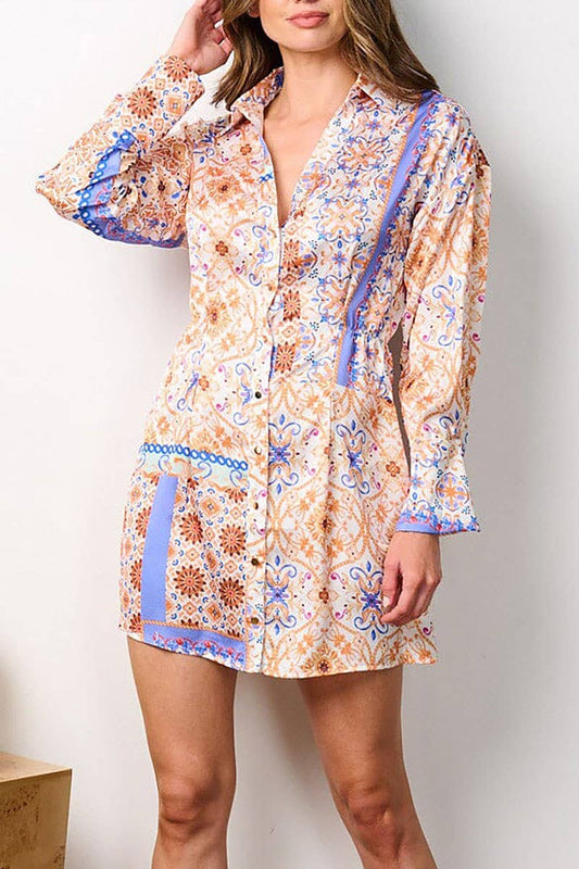 Multi Pattern Moms Night Out Dress