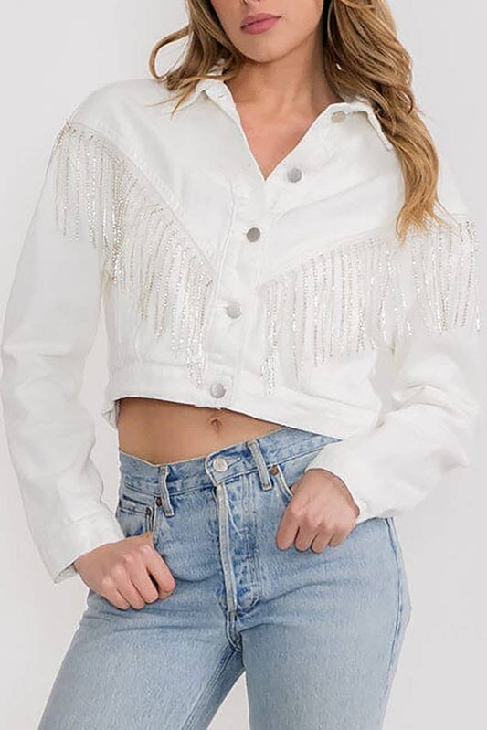 Fringe Crop Jacket