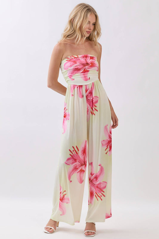 A floral affair jumpsuit