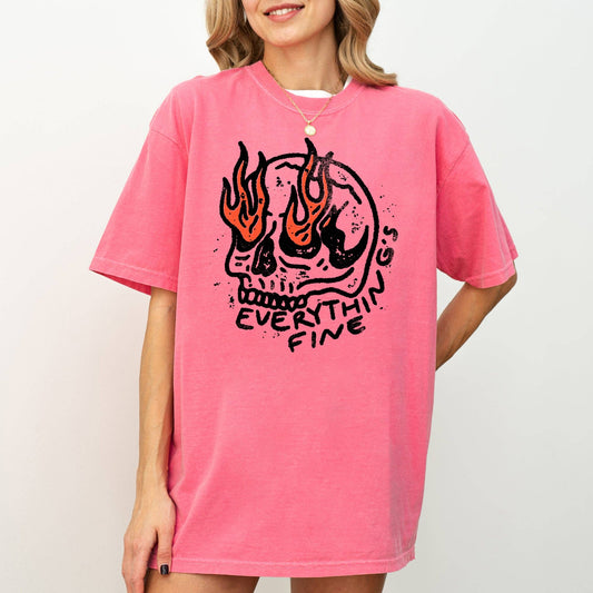 Comfort Colors Everythings Fine tee