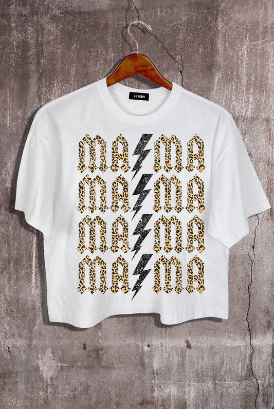 Mama Graphic Crop Tee