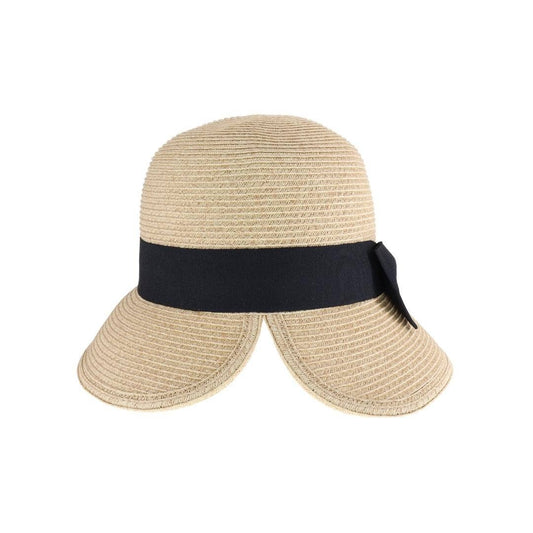 Ribbon Trim C.C Cloche Sun Hat
